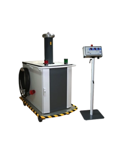 Zweiteilige Prüfanlage ZPA - 75 kV AC / 300 mA / 22500 VA mit Öltrafo und U-Teiler