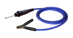 HV cable HVC06C-BKL with HV plug HVP06C and battery clamp