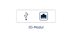 IO-Module USB- and LAN- interface